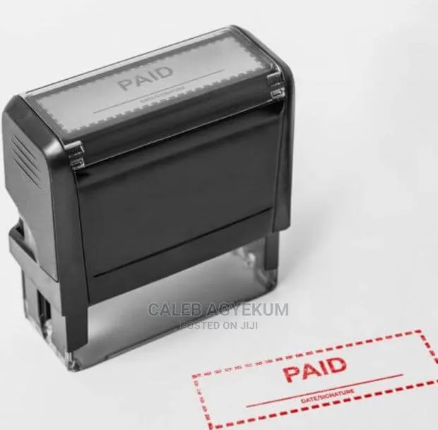 Self Ink Rubber Stamp Self Inking · Photo 1