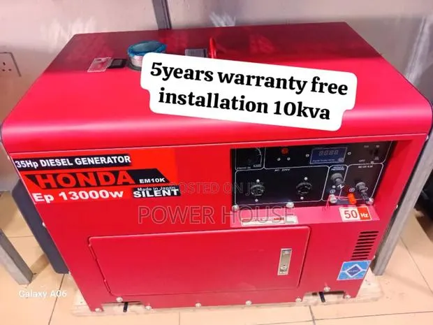 Ultra Pulse Honda 10kva 13000watts Diesel Generator · Photo 1