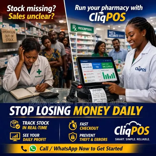 Pharmacy Pos Inventory Software Ghana – Cliqpos · Photo 1