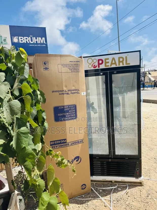 Anti Rust Display Fridge Pearl PVC-622 500L Double Door · Photo 1