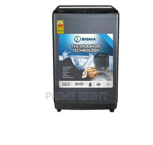 Sigma SWM-T105TL Is a 10.5kg Top-Load Fully Automatic Washing Machine · Photo 1