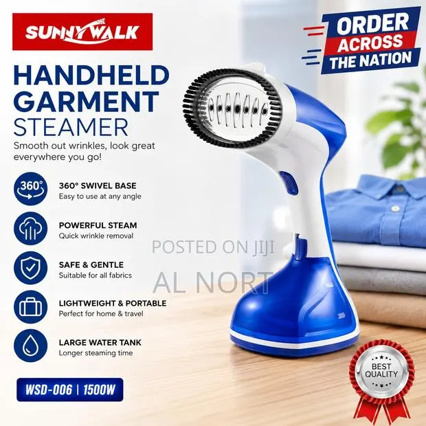 Sunnywalk WSD-006 Handheld Garment Steamer 1500w · Photo 1