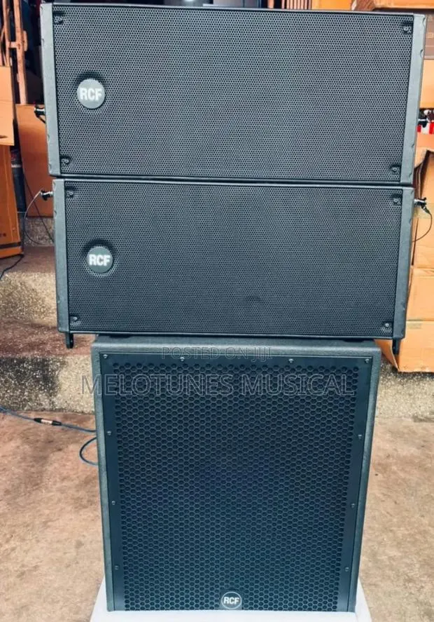 Pair of RCF 10inches Active Line Array & Bass Speakers · Photo 1