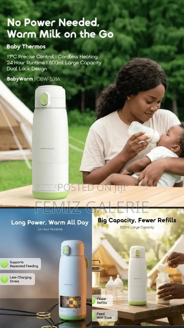 Oraimo BabyWarm 500ml Rechargable Baby Thermos · Photo 2