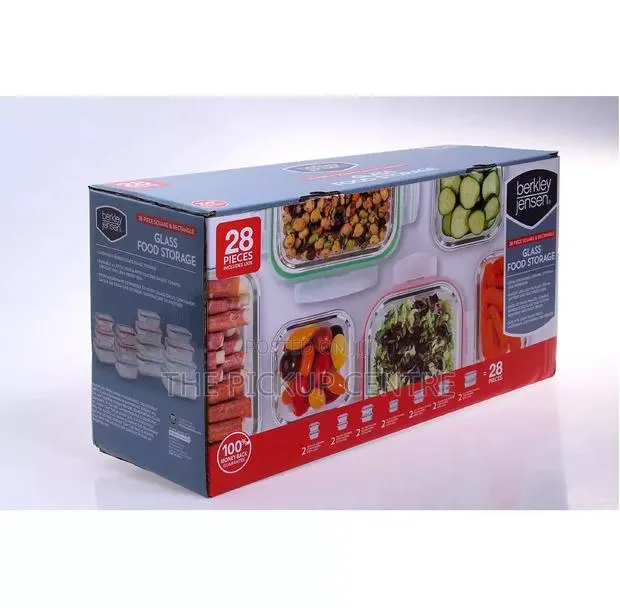 Berkley Jensen 28-Pc Glass Food Storage Containers · Photo 1