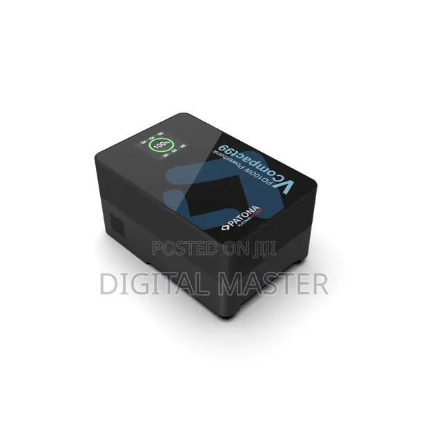Patona Platinum v-Mount Battery Vcompact99 99wh 14.8v Pd100w 2xusb-C · Photo 1