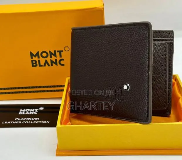 Mont Blanc Quality Leather Men's Wallet · Photo 1