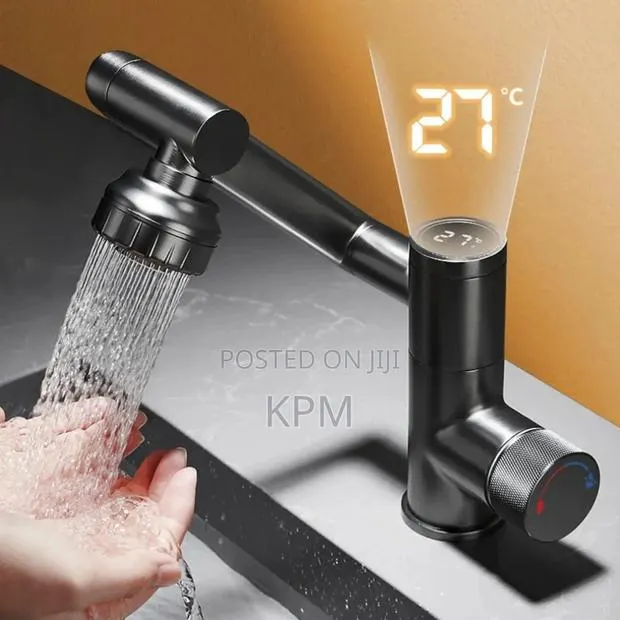 Temperature Display Digital Robot Basin Tap Hot And Cold · Photo 1