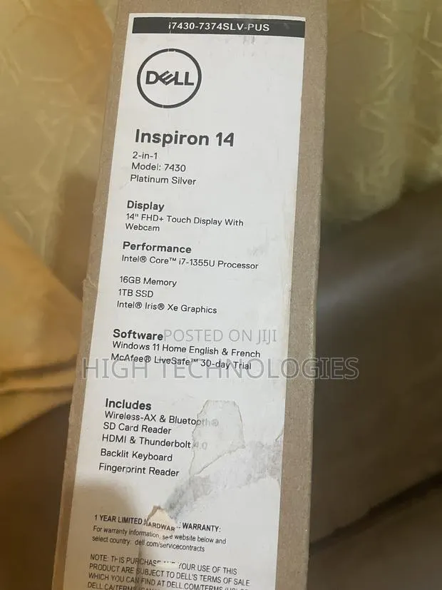 New Laptop Dell Inspiron 14 5410 2-in-1 16GB Intel Core i7 SSD 1T · Photo 1