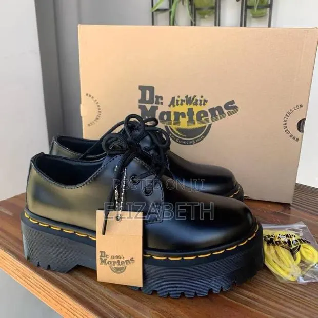 Dr. Martens 1461 Quad Smooth Leather Platform Shoe · Photo 1