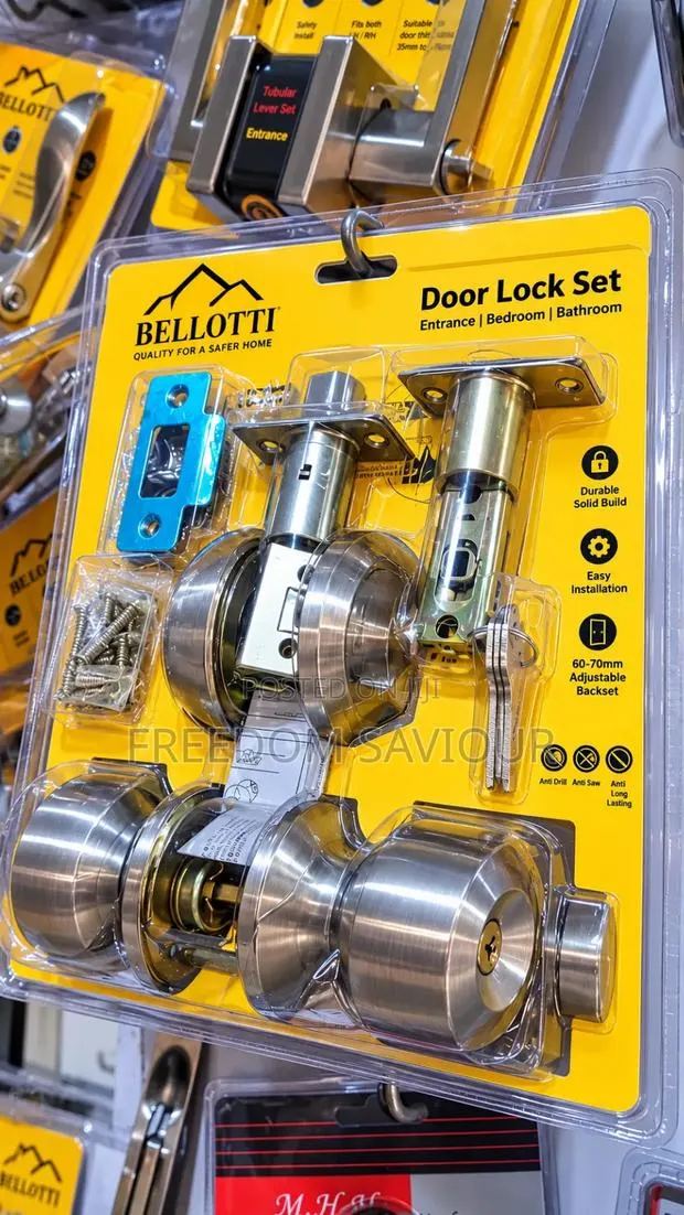 Premium Stainless Steel Door Lock Set · Photo 1