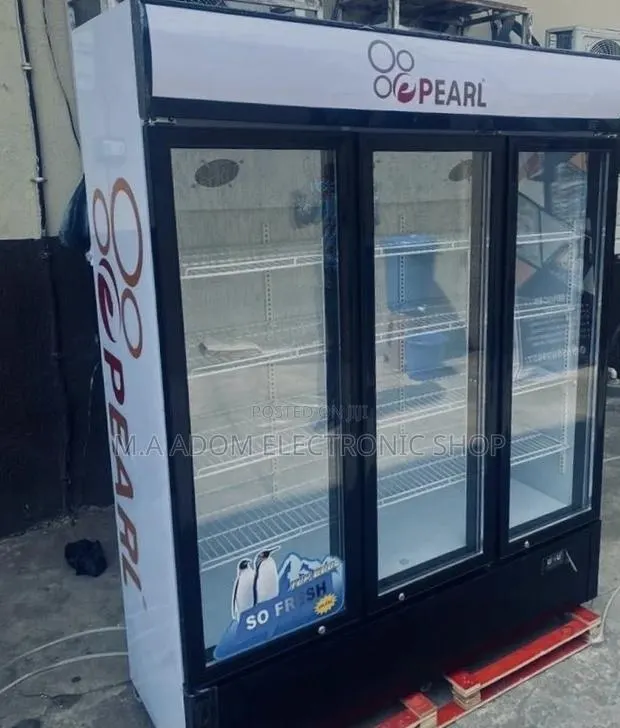 Quality Yet Affordable Pearl PVC-150 3 Door Display Fridge. · Photo 1