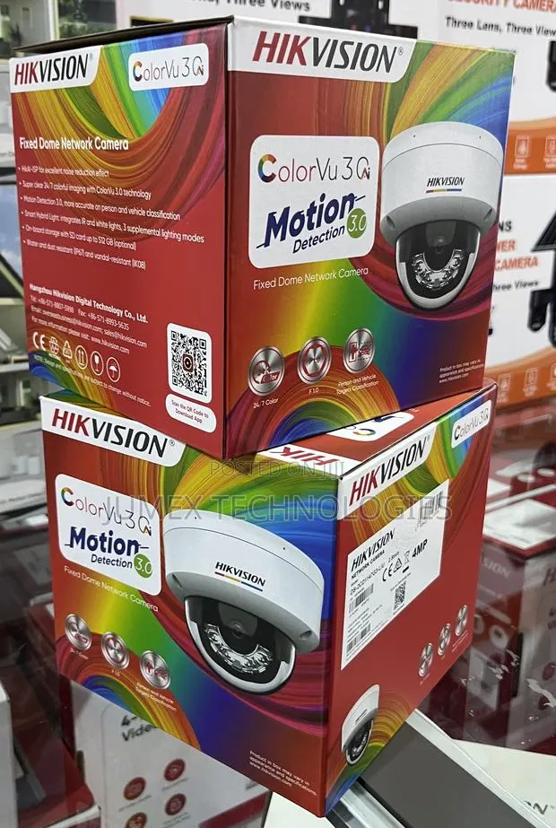 Hikvision 4mp Ip Camera Colorvu 3.0 Ds-2cd1147g3-Liu Dome · Photo 1