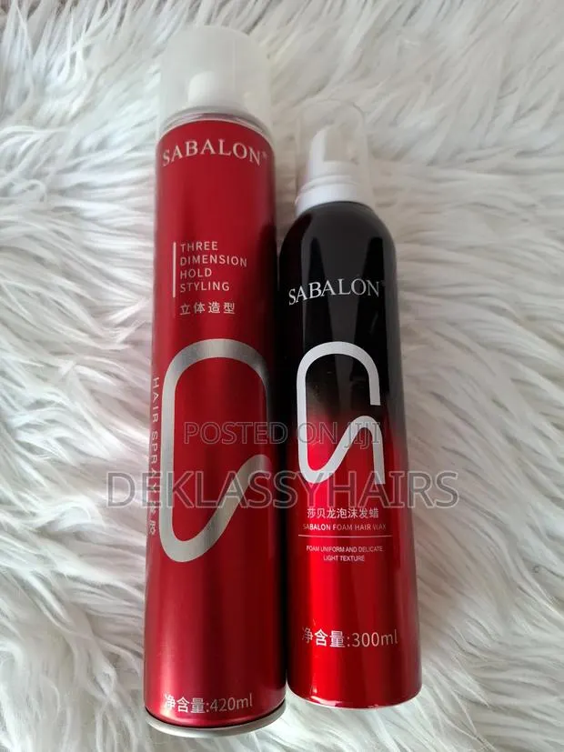 Sabalon Hair Mousse and Holding Spray
