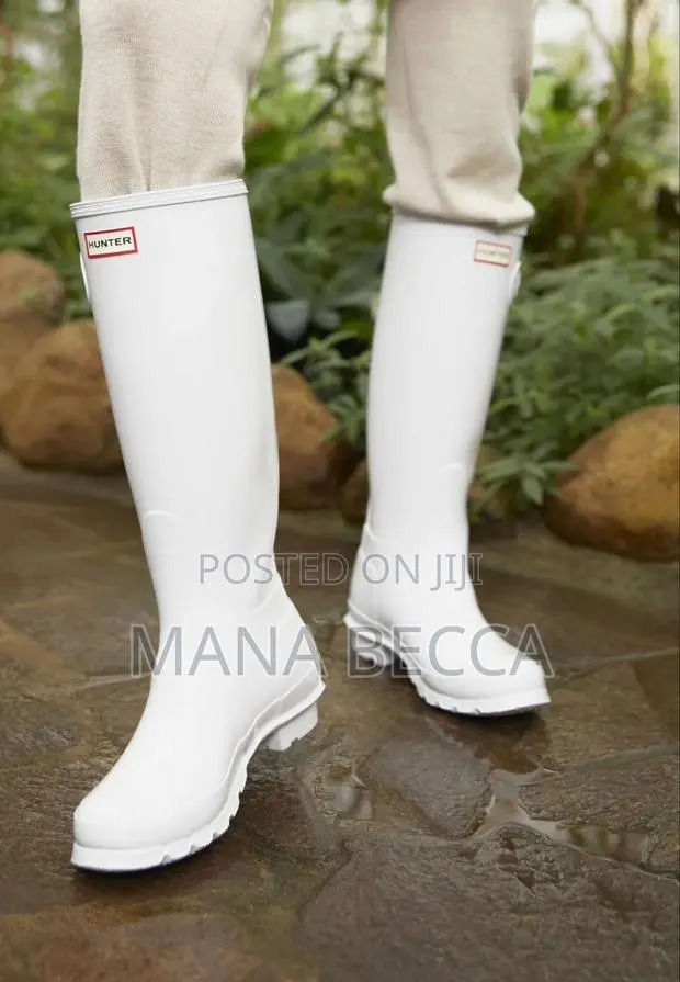 White Wellington Boots · Photo 1