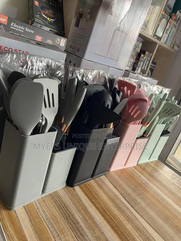 19PCS Kitchen Ladle and Knife Organizer Set · Photo 1