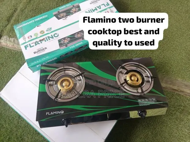 Premium Flamino Double Gas Burner – Quality Cooking Stove · Photo 1
