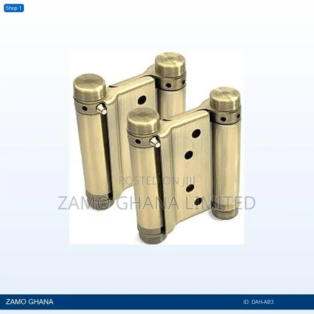 Double Action Spring Hinges 3 Inch Bronze - Dah-Ab3 · Photo 1