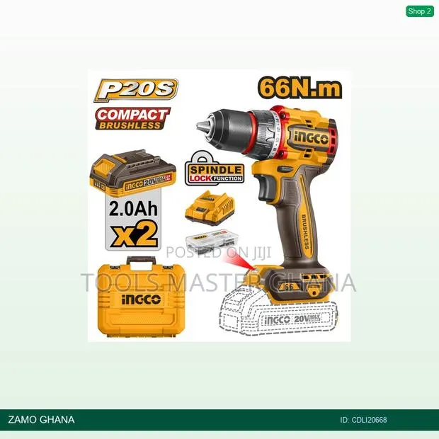 Compact Brushless Cordless - Cdli20668 · Photo 1