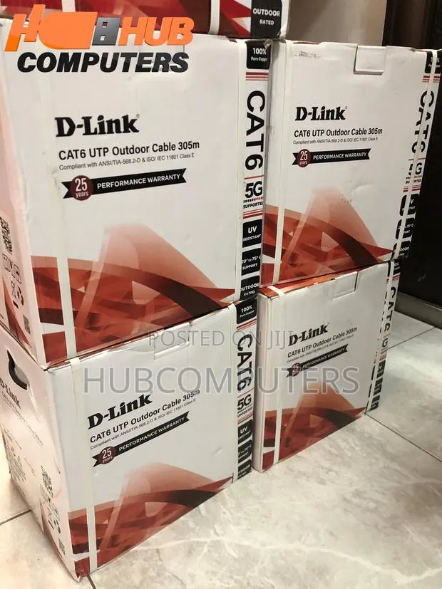 D-Link Outdoor Cat 6 Cable 305m Utp · Photo 1