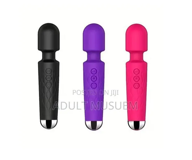 Rechargeable Silicone Magic Wand Vibrator - 20 Speed Intense Vibration · Photo 1