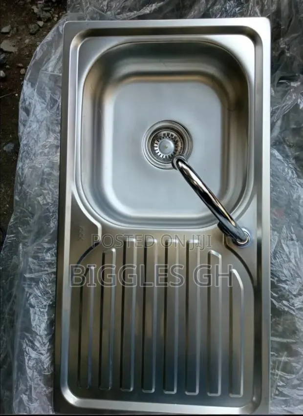 Single Bowl One Arm Kitchen Sink +Tap · Photo 2