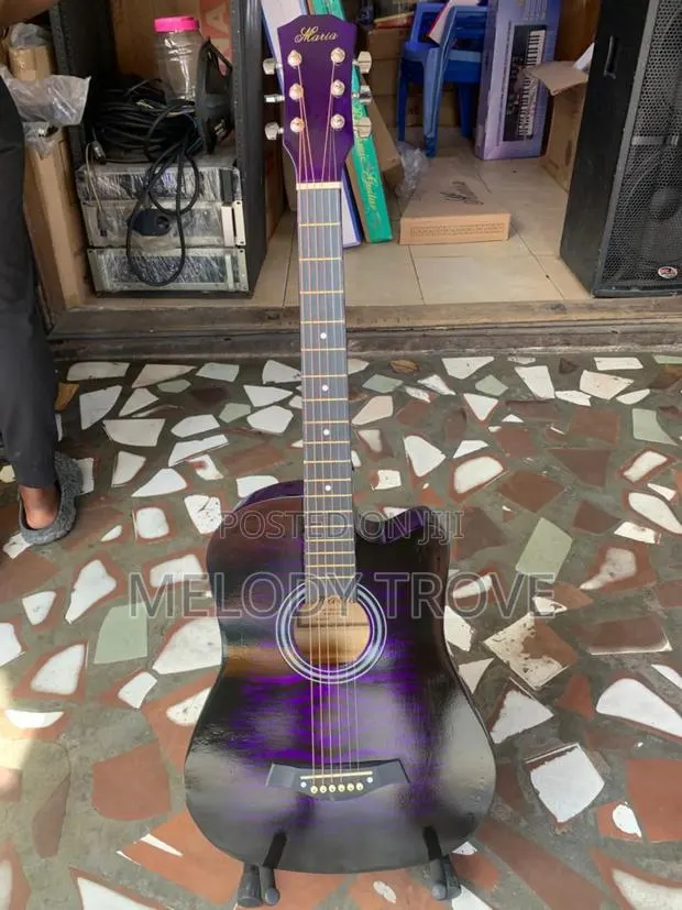 Maria Purple Acoustic Guitar · Photo 1