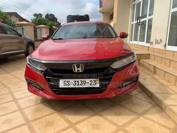 Honda Accord Sport (1.5L 4cyl Turbo CVT) 2019 Red · Photo 1