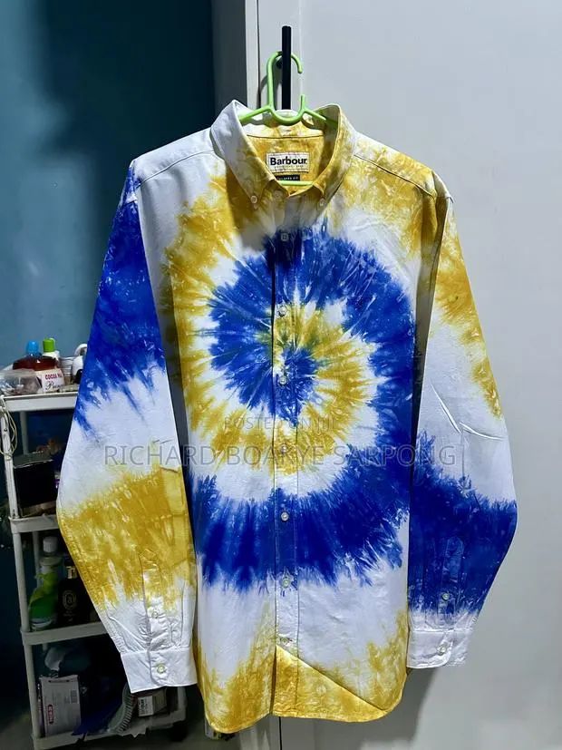 Long Sleeve African Shirt ( Tie-Dye) · Photo 1