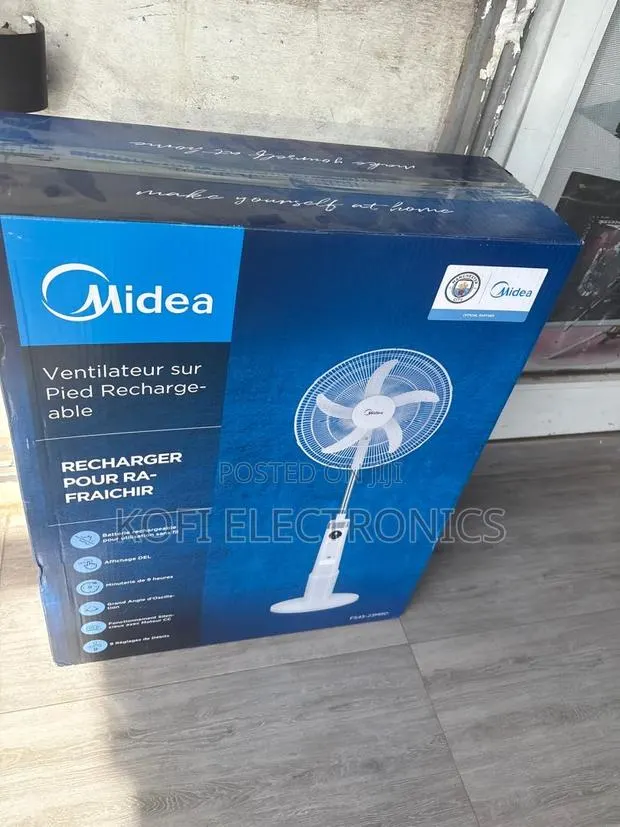 Your Perfect Backup for Dumsor Midea Rechargeable Fan That Never Fails · Photo 1