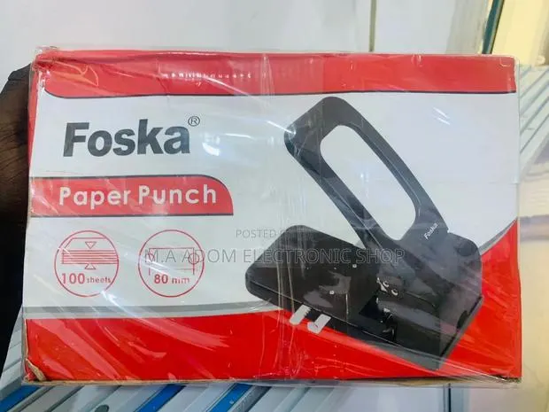 Classic Foska Office Heavy Duty Metal Manual Paper Punch · Photo 1
