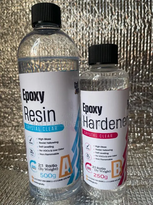2:1 Epoxy a B 750g Set Resin-500g and Hardener-250g 2:1 ₵112 · Photo 1