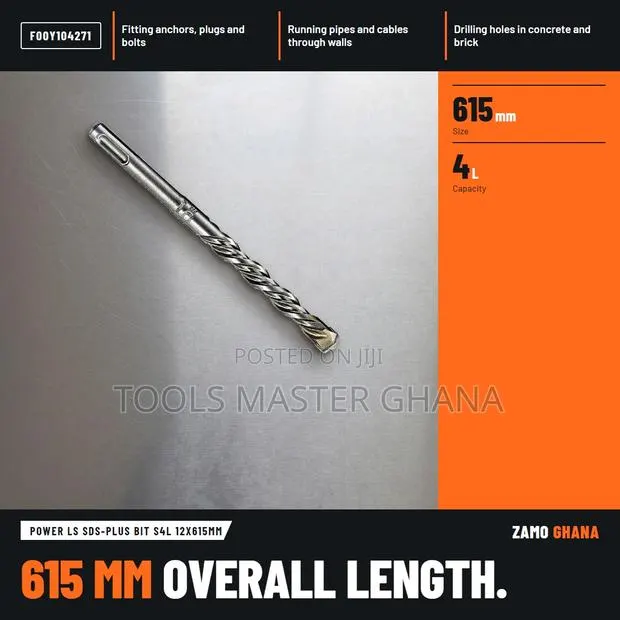 Power Ls SDS-Plus Bit S4L 12X615Mm - F00Y104271 · Photo 1