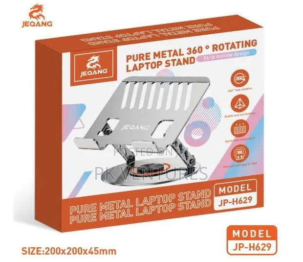 Jeqang Pure Metal 360 ° Rotating Laptop Stand · Photo 1