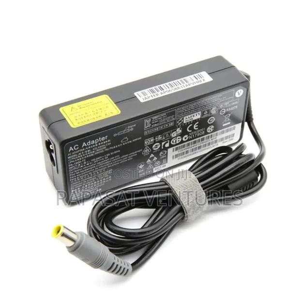 Lenovo 20v 4.5a Yellow Big Pin Adapter · Photo 1