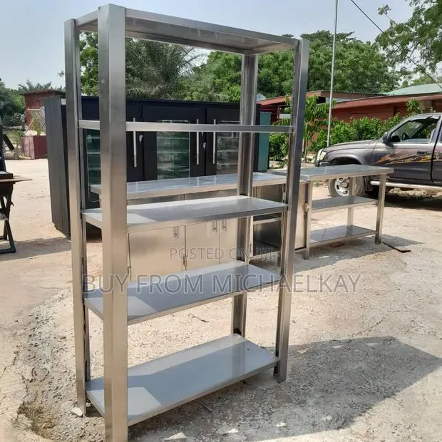 Stainless Standing Shelves · Photo 3