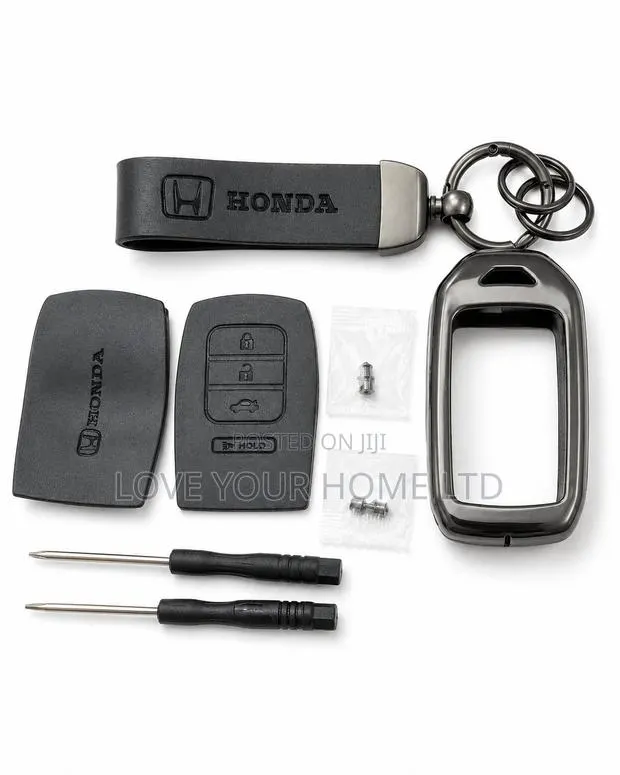 Honda 4-Button Smart Key Replacement Shell Kit With TPU Frame · Photo 1