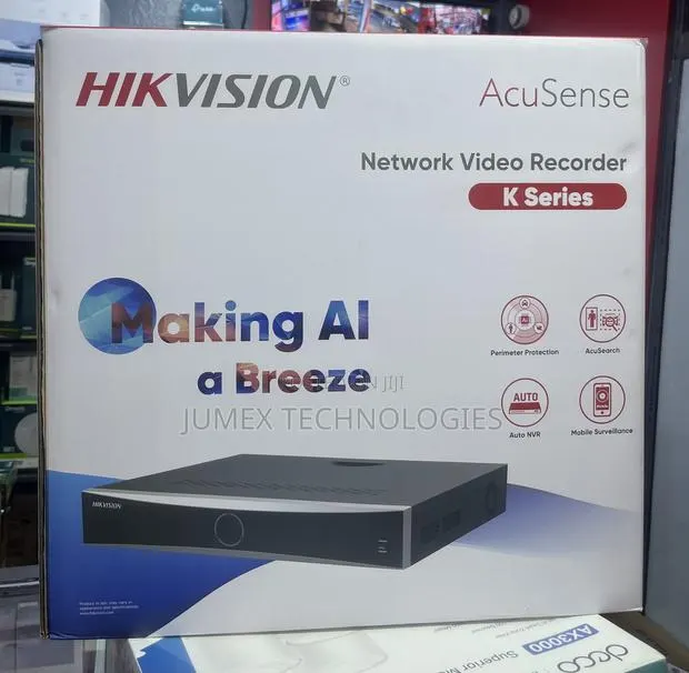 Hikvision 32ch Poe NVR 4 HDD Acusense K-Series Ds-7732-/16p · Photo 1