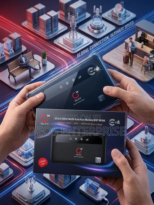 Connect Anywhere: OLAX M100 Dual-Band Mobile Wi-Fi · Photo 1