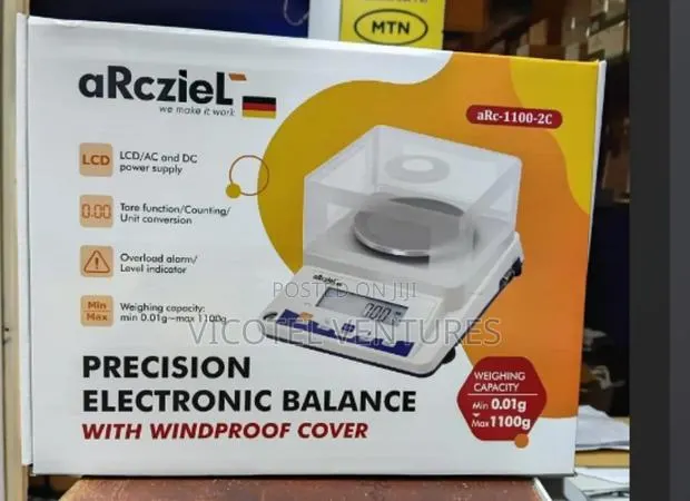 Precision Electronic Balance With Windproof Cover · Photo 1