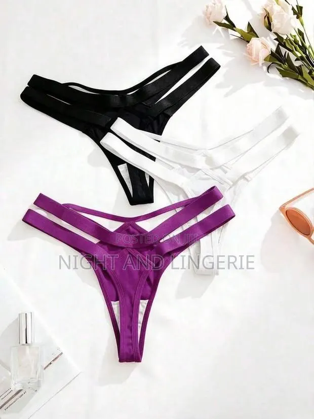 Ladies Thongs ( 3Pcs ) Set) · Photo 1