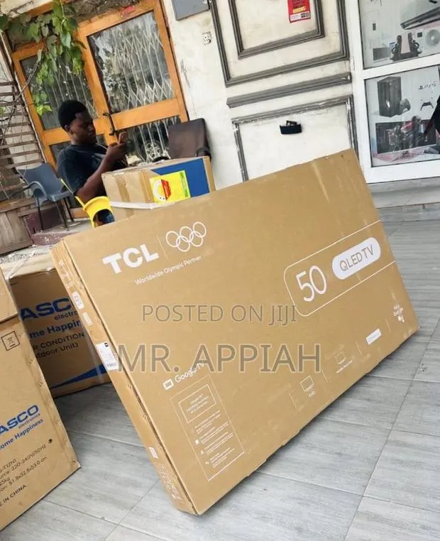 Order Sleek TCL Qled 50 Inch Smart Satellite Android Television. · Photo 1
