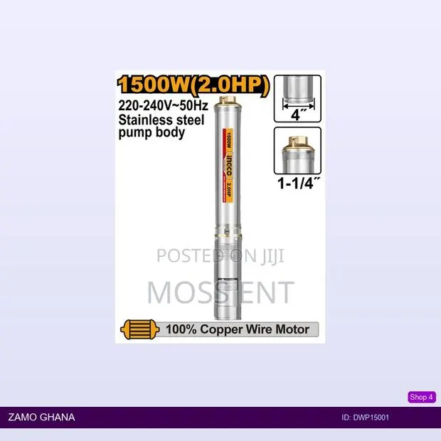 Deep Well Pump - Dwp15001 · Photo 1