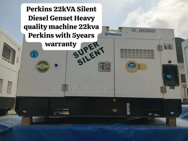 Perkins 22kVASilent Diesel Generator HeavyDuty Quality 5years Warranty · Photo 1