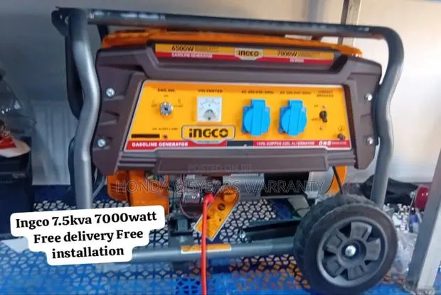 Bright Energy Solution Ingco 7.5kva Generator 7000watt · Photo 1