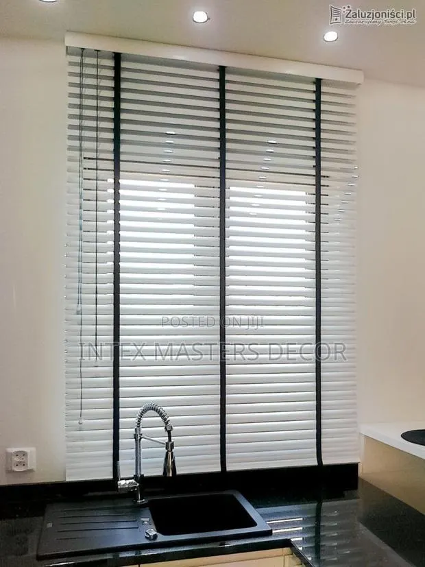 White Wooden Blinds · Photo 1
