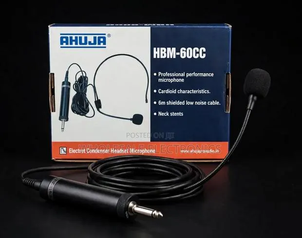 Ahuja HBM-60CC Electret Condenser Headband Microphone · Photo 1