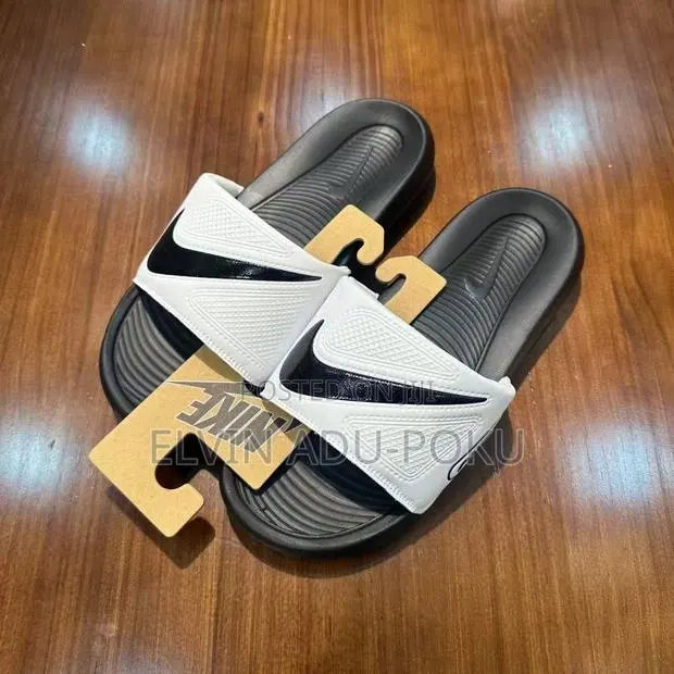 Nike Unisex Victori One Slides “ White Stains” , SWIPE >>>> · Photo 1
