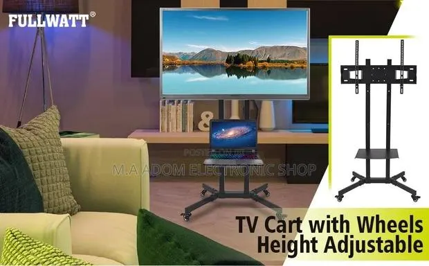 Rolling Tv Stand Suitable for Most Models Brands 32”-70” · Photo 1