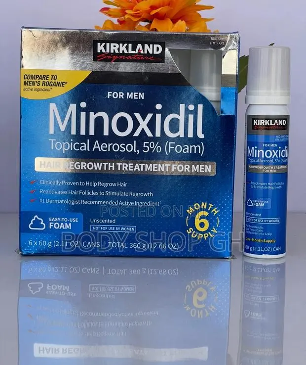 Kirkland Foam - Extra Strength Beard and Hair Growth Serum /Quick Dry · Photo 1